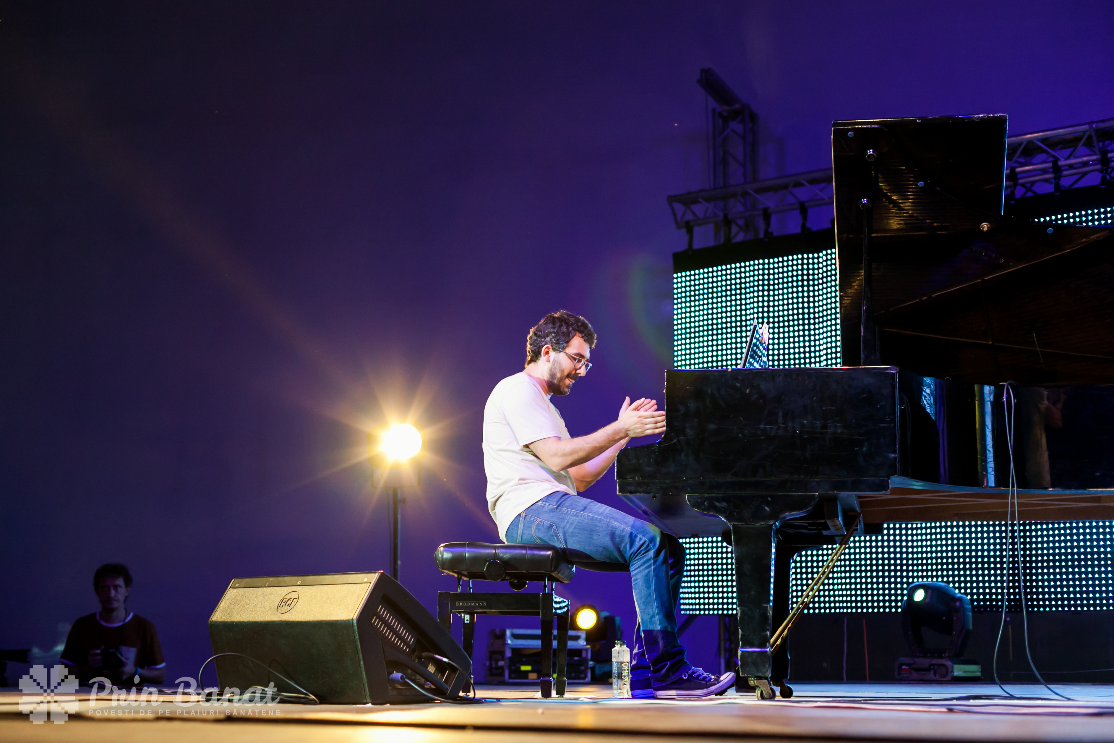 Pianist Teo Milea performing in Timisoara (Romania 2015)