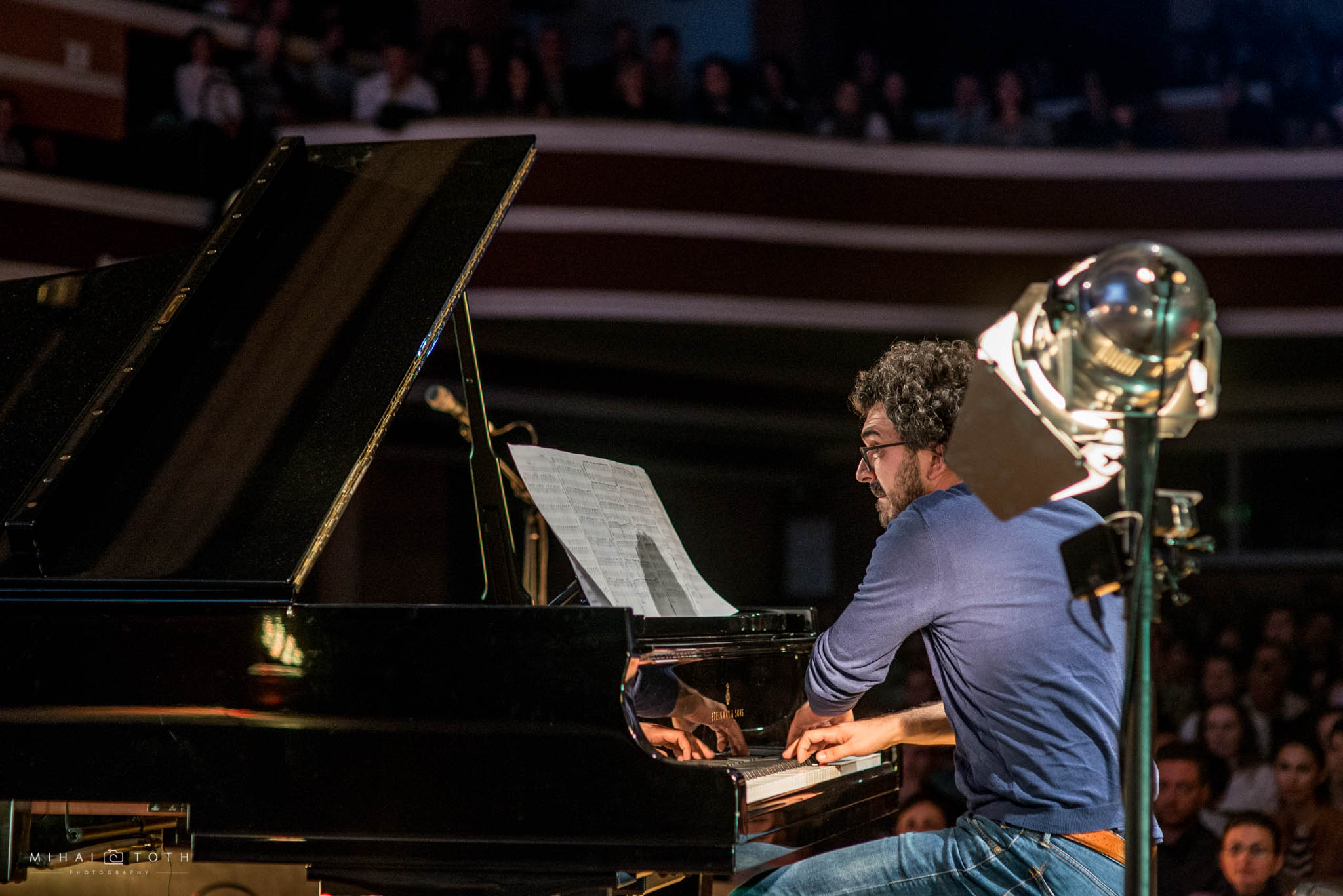 Pianist Teo Milea performing at Timisoara Philharmonic Hall | New Album Release 'Open Minds' (2016)