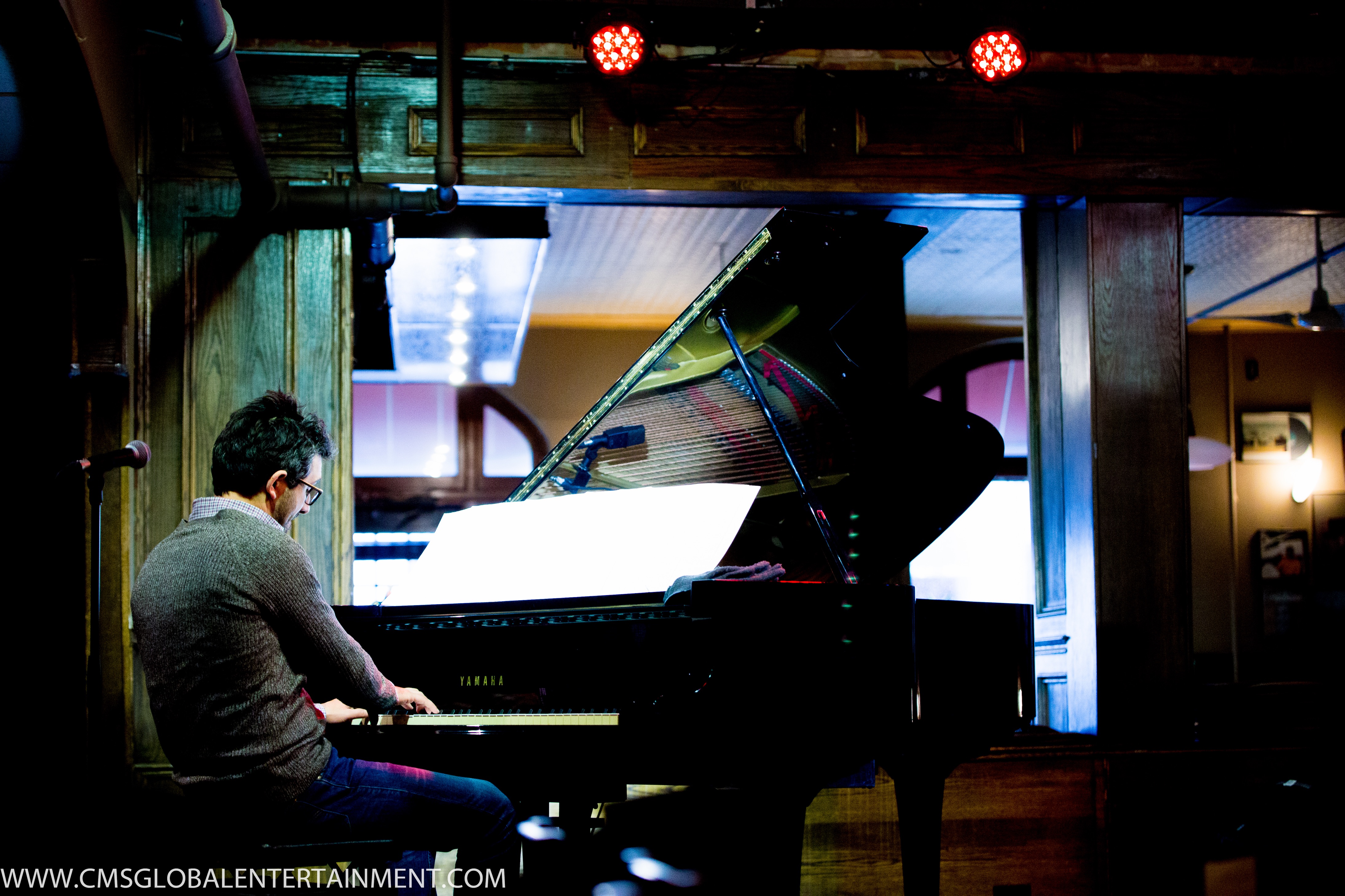 Pianist Teo Milea performing in Montreal (Canada, 2016)
