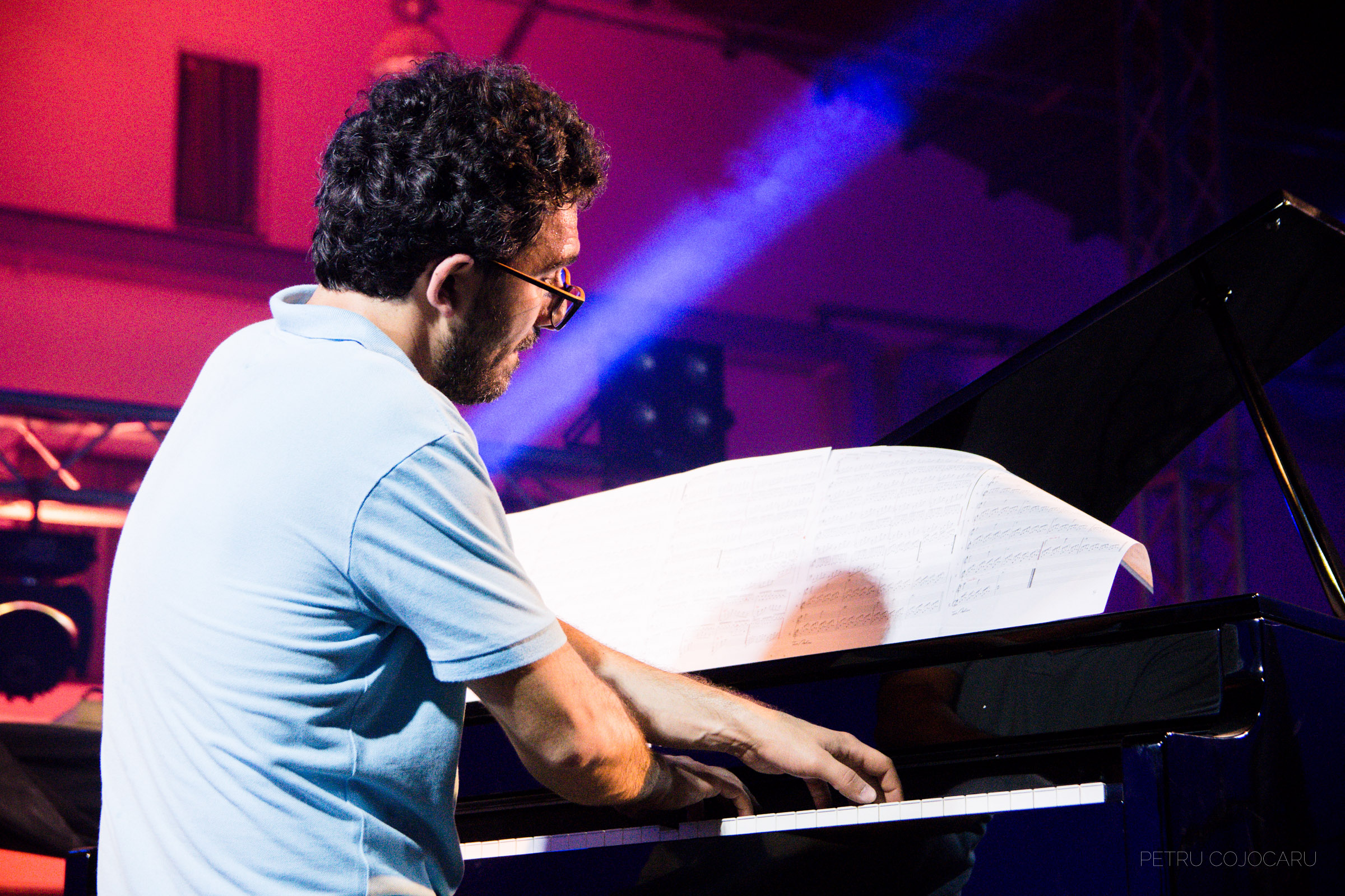 Pianist Teo Milea performing at Music Travel Festival (Romania, 2016)