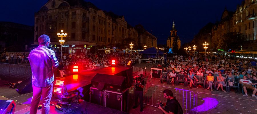 Teo Milea performing in Timisoara 2018